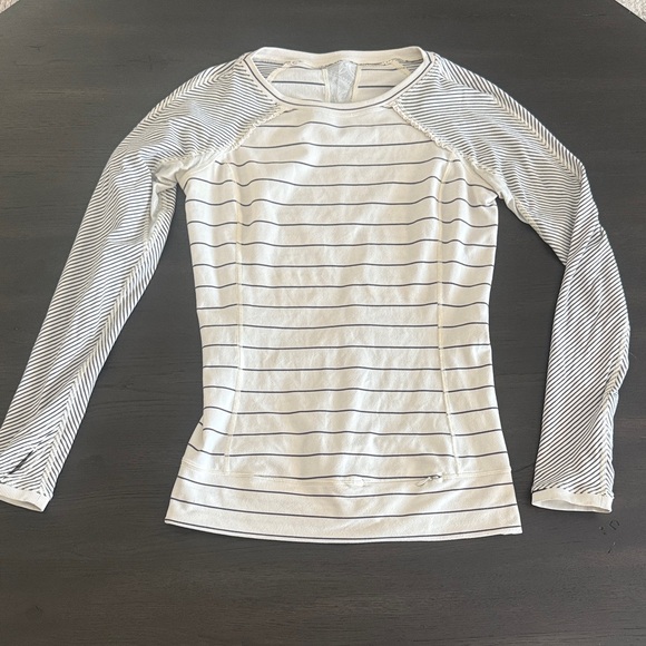 Lululemon Athletica Striped Long Sleeve Tee - Picture 1 of 7